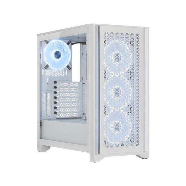 Case PC Corsair iCUE 4000D RGB AIRFLOW QL True White