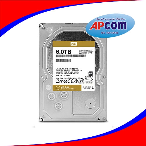 HDD WD Gold 6TB cho Server - Datacenter