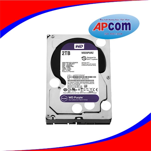 HDD WD Purple 2TB WD20PURZ