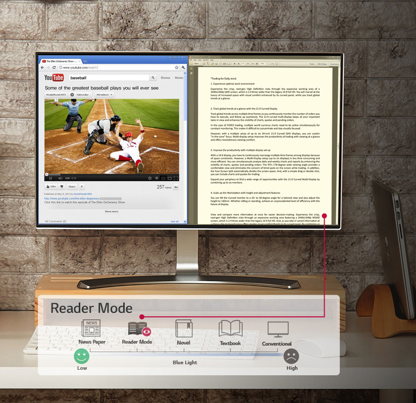 màn hình LG 24MP88HV-S bảo vệ mắt