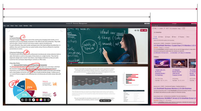 LG 29WN600-W Lớp học trực tuyến với tầm nhìn rộng
