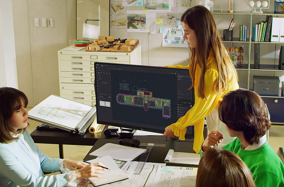 LG 32UN880-B Tương thích với mọi tư thế