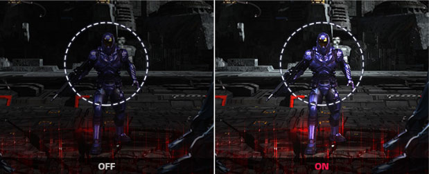 LG 34GN850-B Cân bằng tối