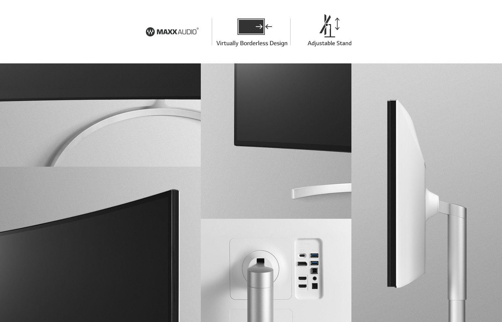 LG 34WK95C-W thiết kế gọn nhẹ