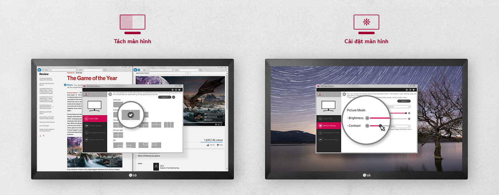 20MK400H-B Điều khiển trên màn hình