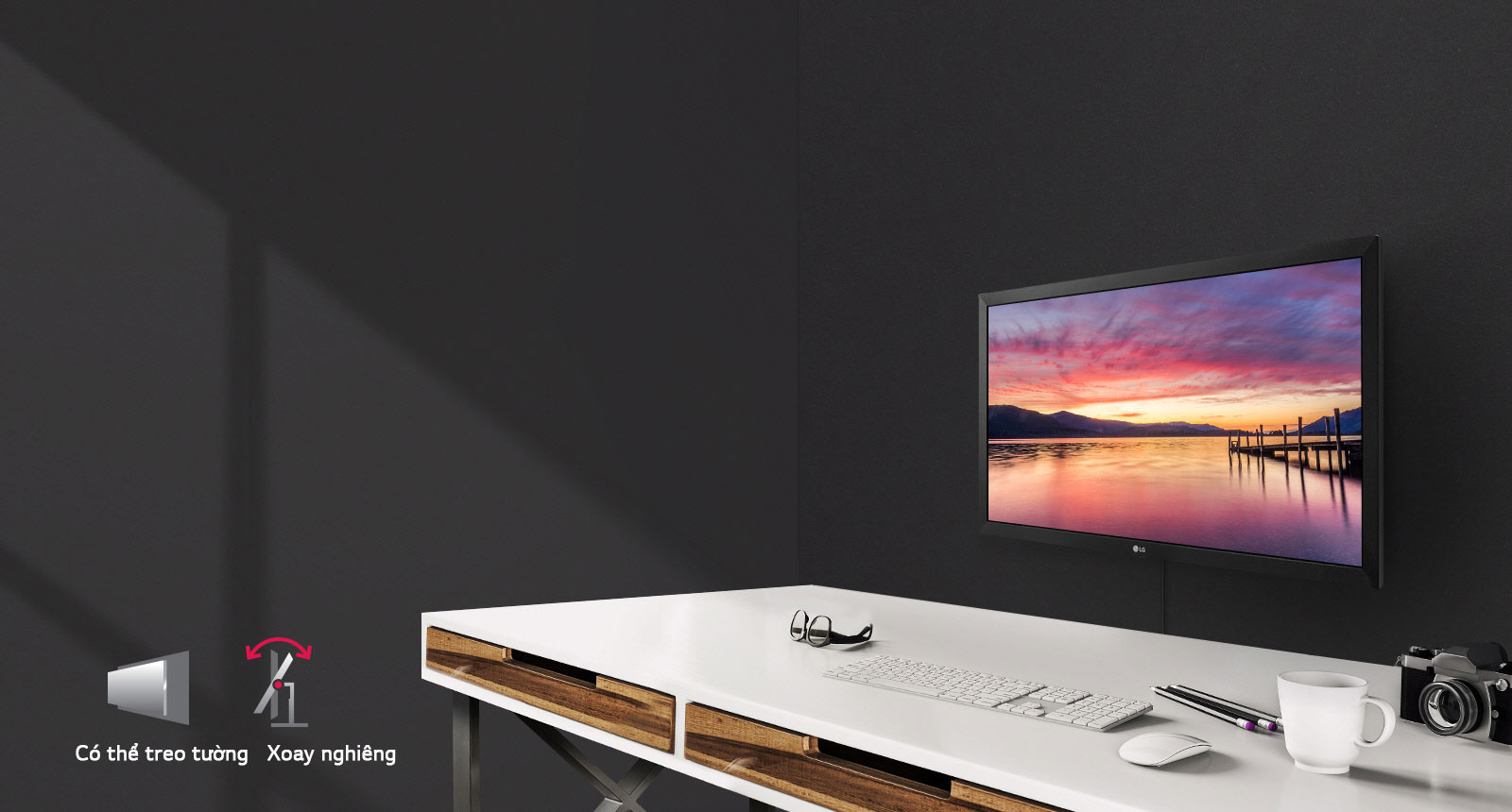 22MK400H-B Có thể treo tường