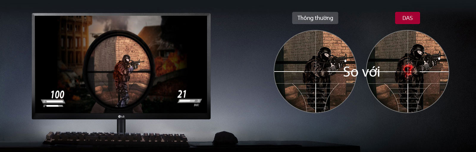 Màn hình LG 22MK430H-B đồng bộ hình ảnh