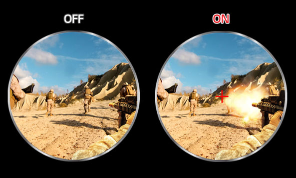 LG 24GL600F-B Crosshair