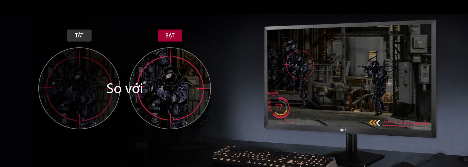 Màn hình máy tính LG 24MK430H-B cân bằng tối