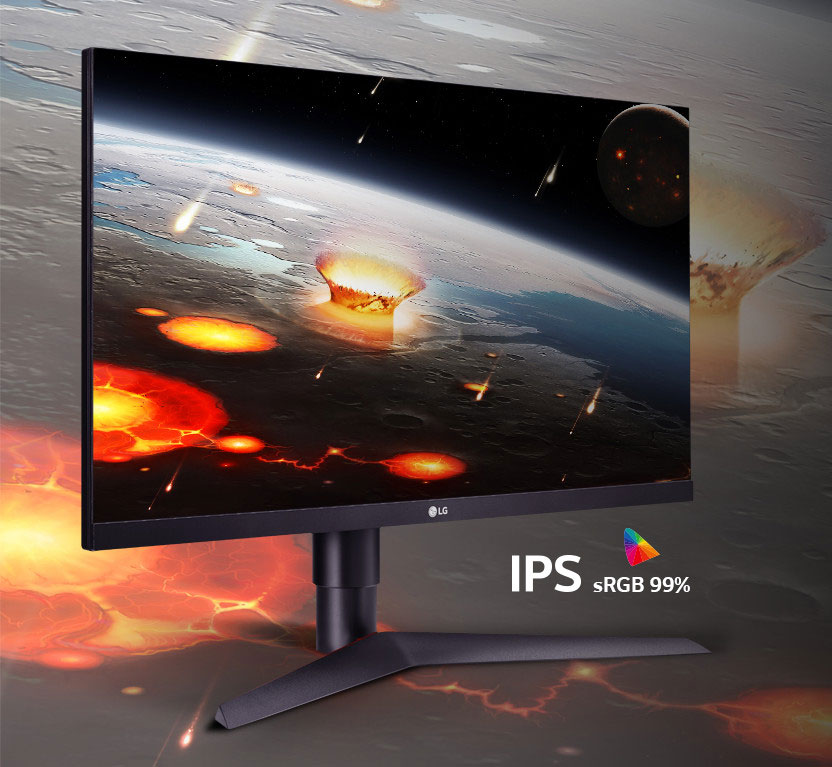 LG 27GL650F-B Cảm nhận cảnh chiến đấu với màu sắc trung thực