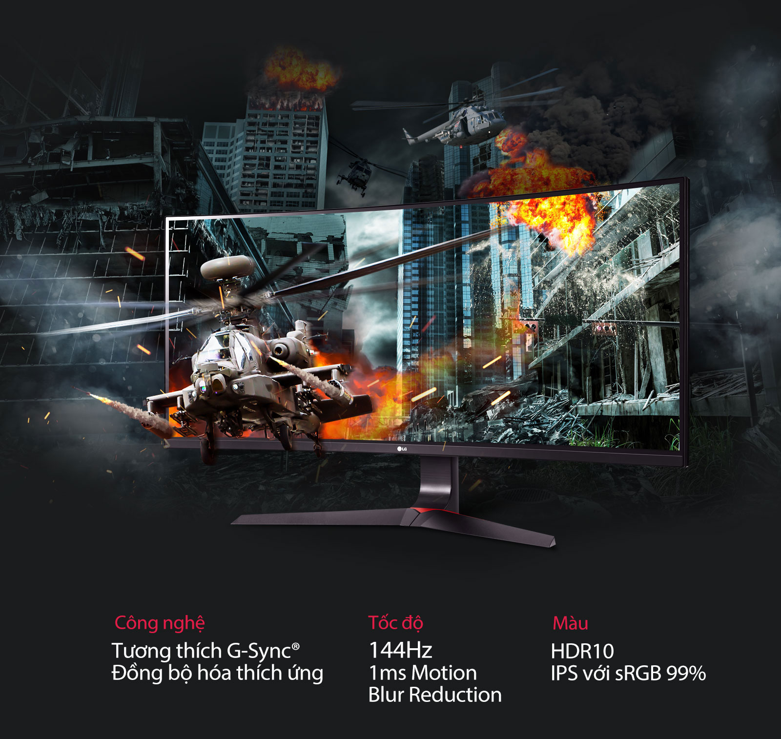 LG 34GL750-B Chuẩn bị cho chiến thắng