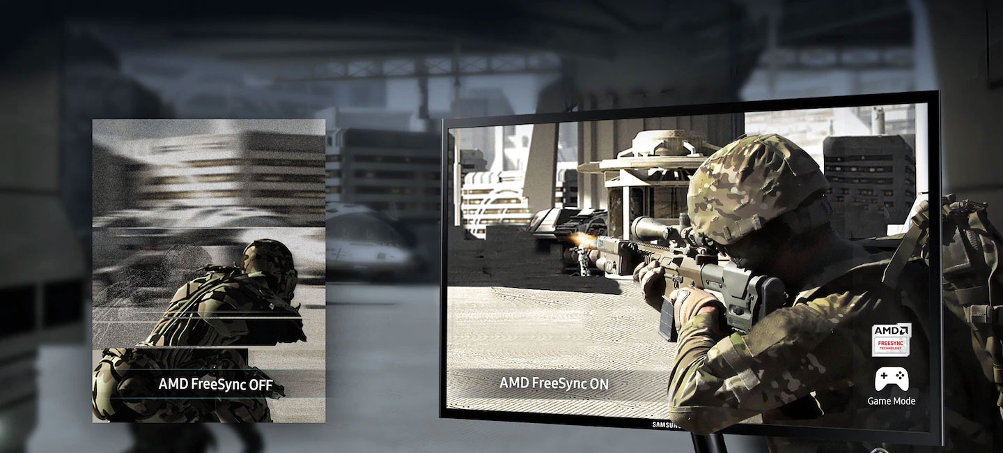 Man hinh samsung S22F350FHE LS22F350FHEXXV chơi game hấp dẫn mượt mà