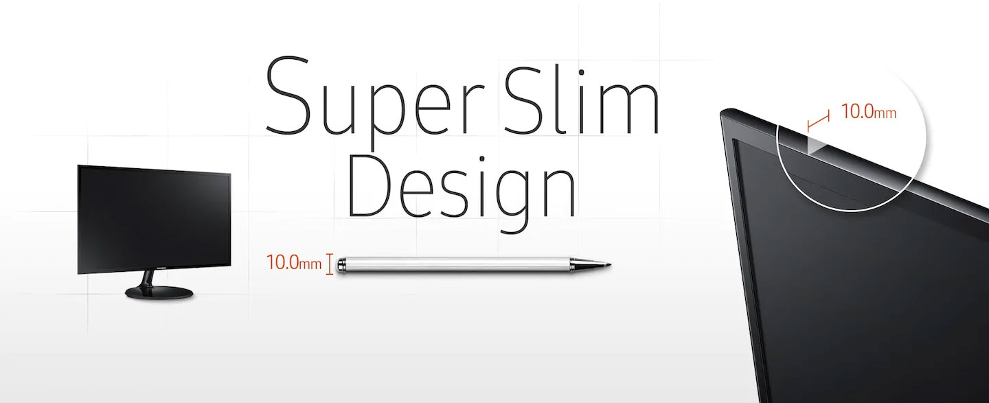 Man-hinh-samsung-S22F350FHE-LS22F350FHEXXV thiết kế siêu mỏng