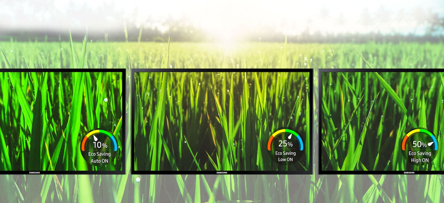 Màn hình Samsung S24F350FHE LS24F350FHEXXV tiết kiệm năng lượng và bảo vệ môi trường