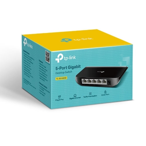 Switch TP-Link 5 cổng Gigabit TL-SG1005D