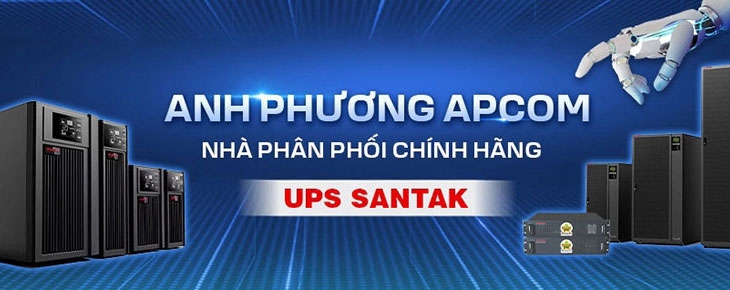 Công ty Anh Phương APCOM nhà phân phối chính hãng UPS SANTAK