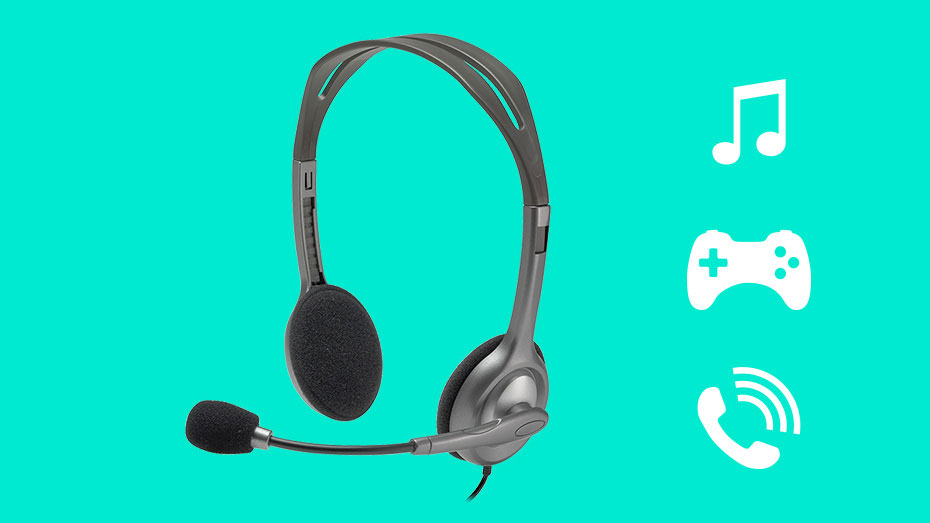 Headphone logitech H110 Âm thanh nổi