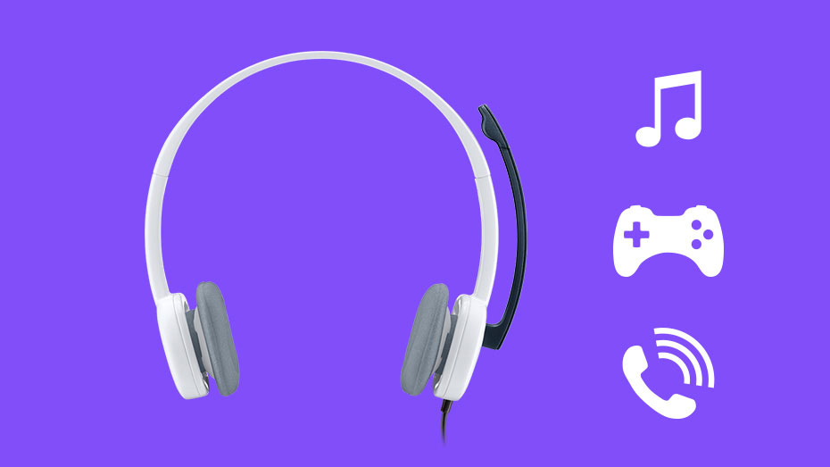 Headphone Logitech H150 âm thanh nổi