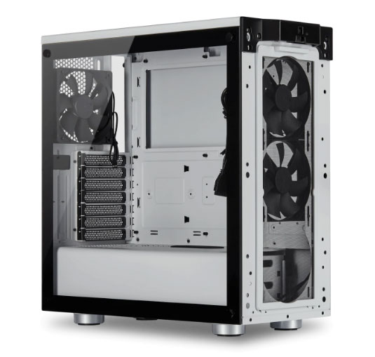 Case PC Corsair 275R Airflow Tempered Glass Mid-Tower Gaming Case — White