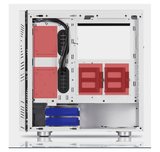 Case PC Corsair 275R Airflow Tempered Glass Mid-Tower Gaming Case — White