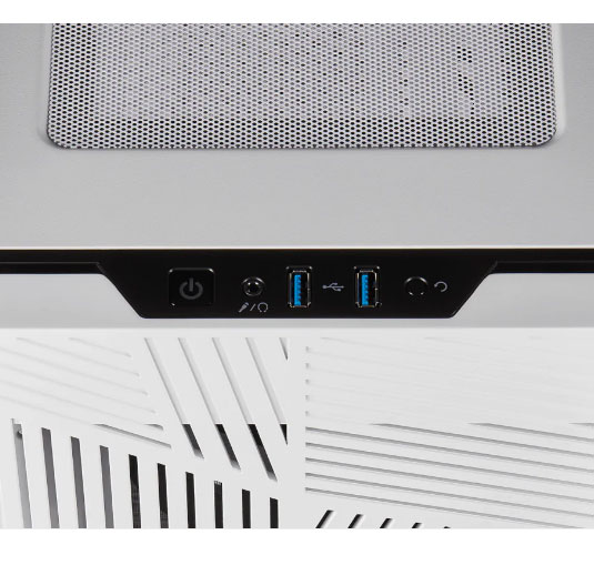 Case PC Corsair 275R Airflow Tempered Glass Mid-Tower Gaming Case — White