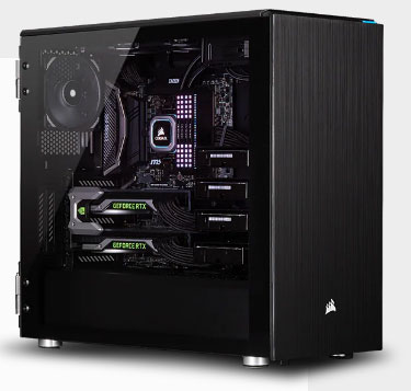 Case PC Corsair Carbide Series 678C Low Noise Tempered Glass ATX Case — Black