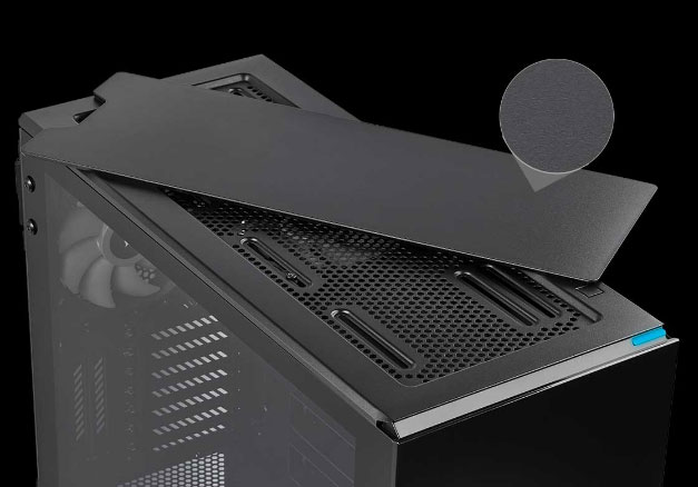 Case PC Corsair Carbide Series 678C Low Noise Tempered Glass ATX Case — Black