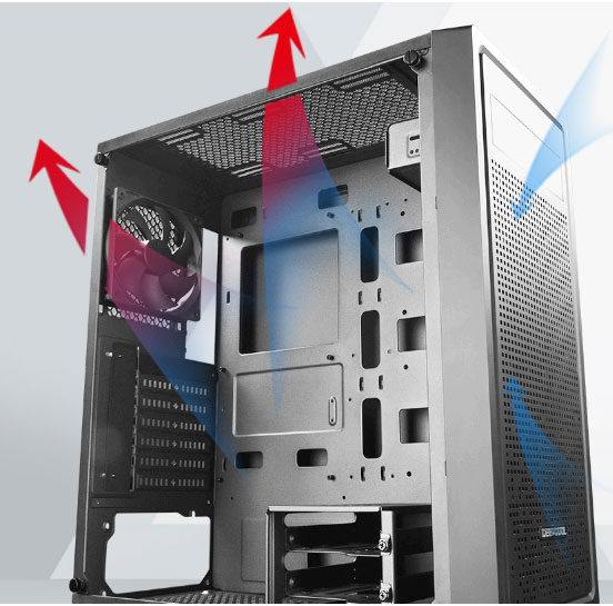 Case PC Deepcool E-Shield