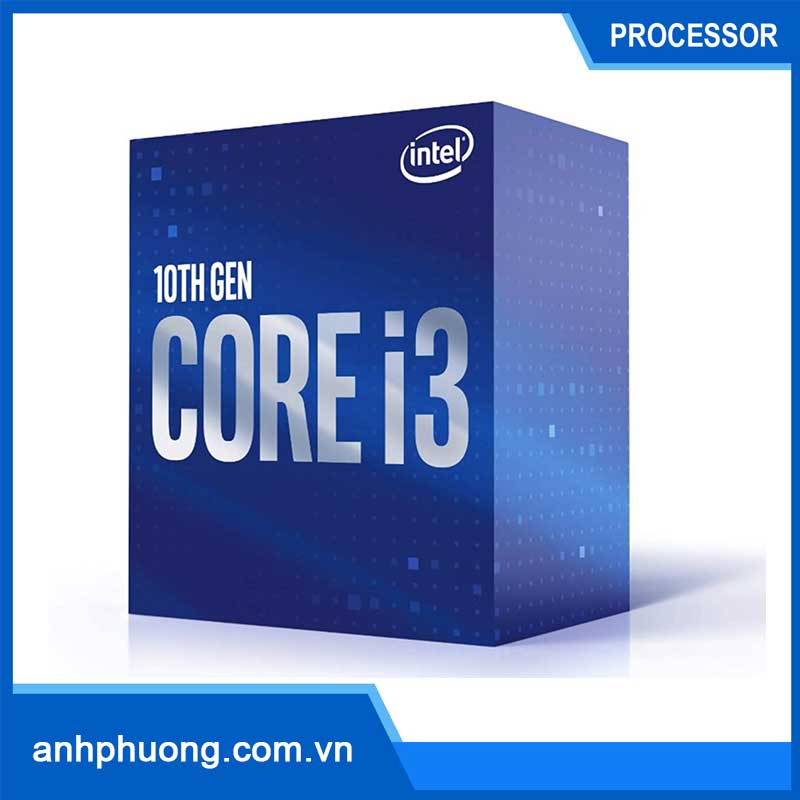 CPU Intel Core i3-10100 (6MB, 3.60Ghz upto 4.30Ghz, 4 Nhân, 8 Luồng)