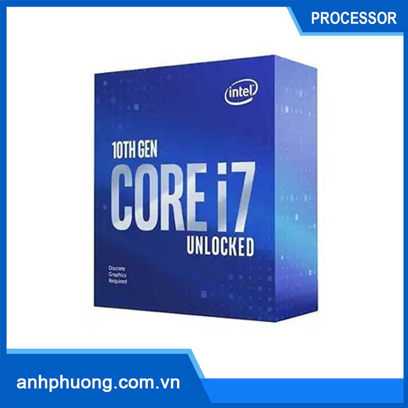 CPU Intel Core i7-10700KF (16MB, 3.80Ghz upto 5.10Ghz, 8 Nhân, 16 Luồng)