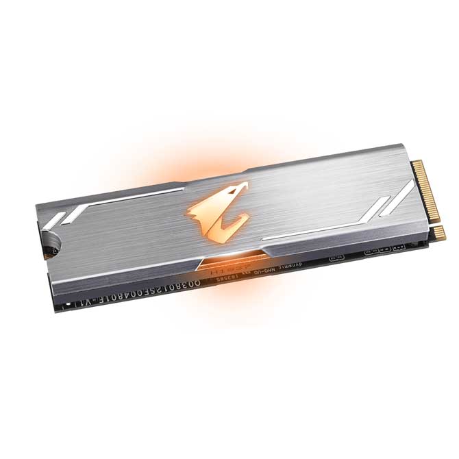 SSD Gigabyte AORUS RGB M.2 NVMe GP-ASM2NE2512GTTDR
