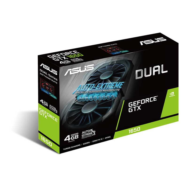 Card màn hình Asus DUAL-GTX1650-4G