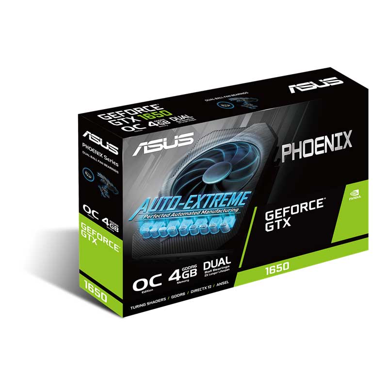 Card màn hình Asus PH GTX1650 O4GD6