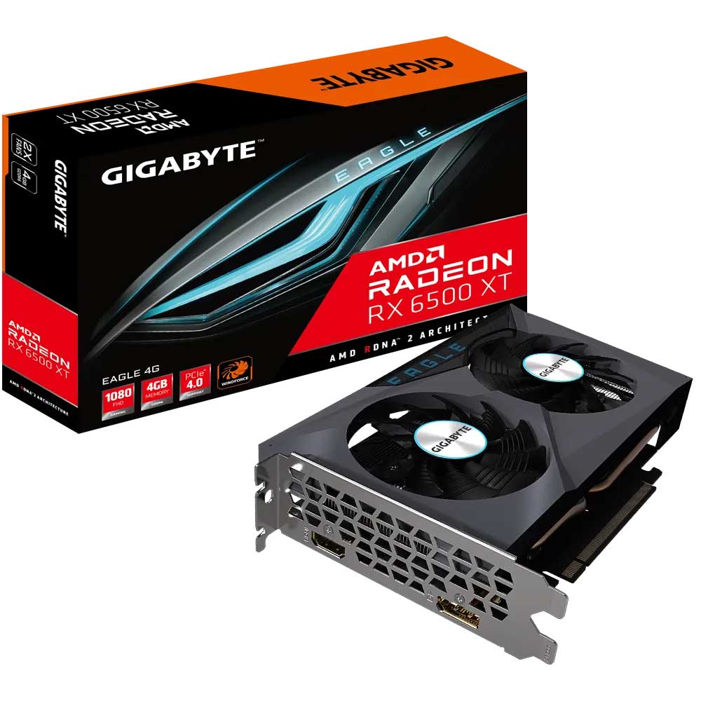 Card màn hình Gigabyte Radeon RX 6500 XT EAGLE 4G 