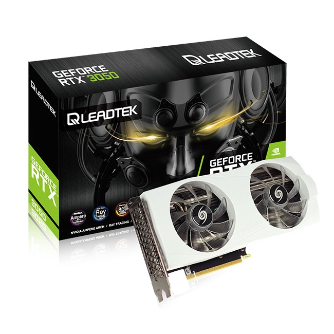 Card màn hình Leadtek WinFast RTX 3050 HURRICANE WHITE EDITION 8G