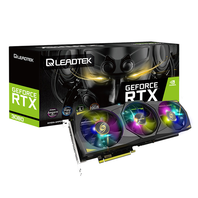 Card màn hình Leadtek WinFast RTX 3080 HURRICANE 10G