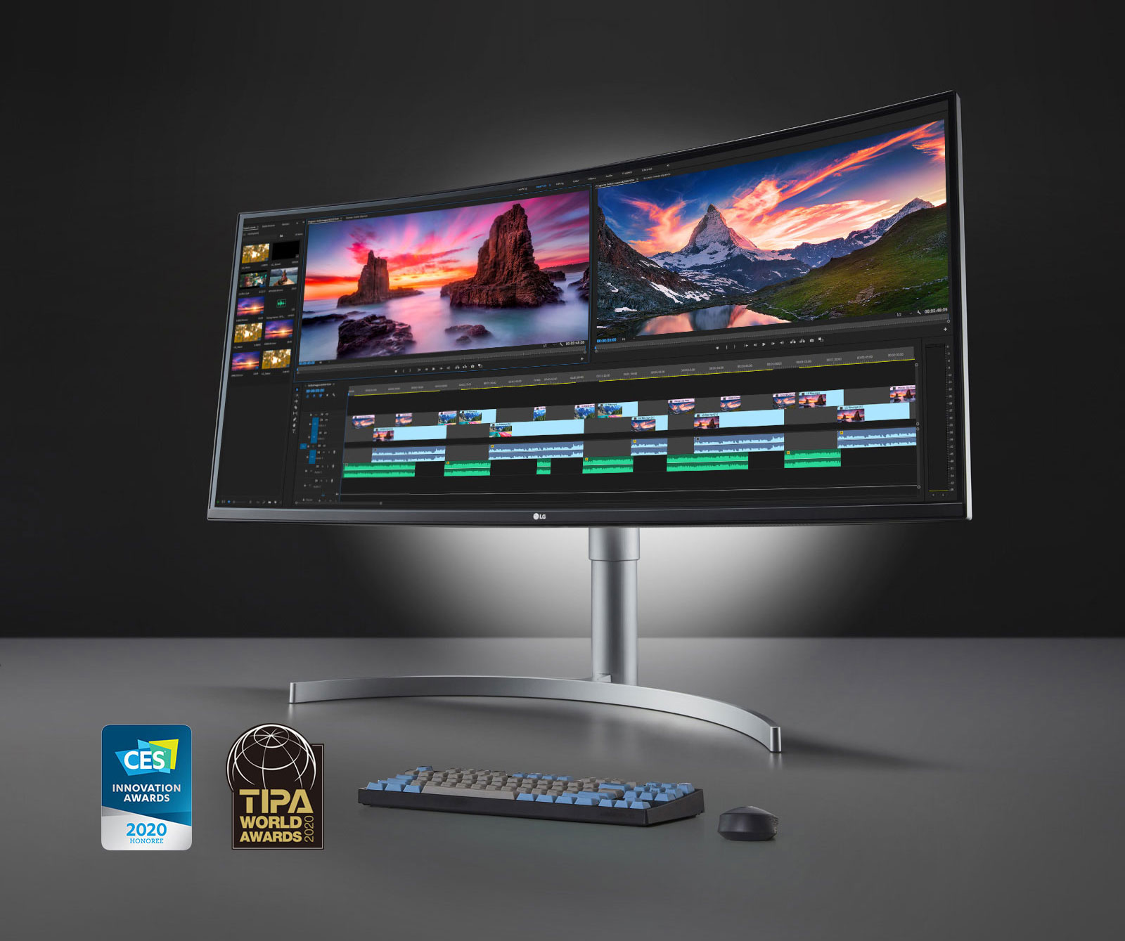 Màn hình LG 38WN95C-W 38 inch UltraWide QHD + IPS với kết nối Thunderbolt 3