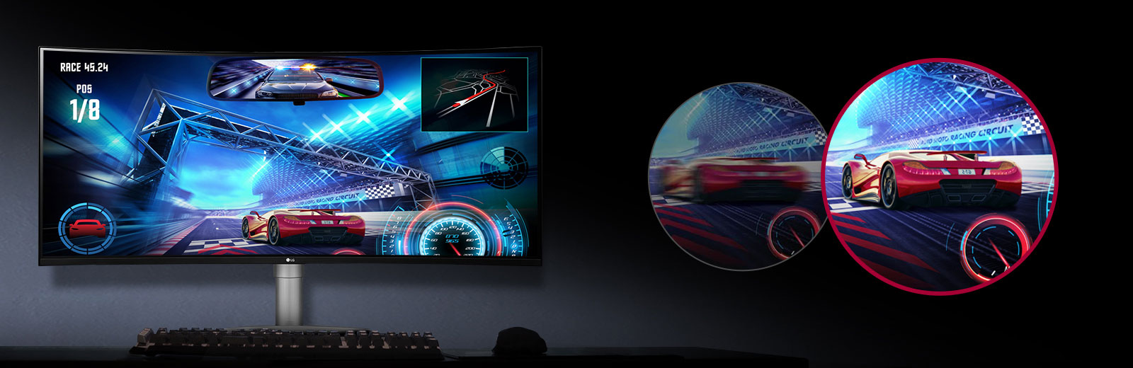 Màn hình LG 38WN95C-W 38 inch UltraWide QHD + IPS với kết nối Thunderbolt 3